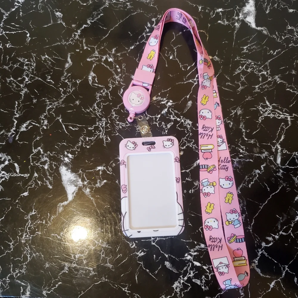 Hello Kitty ID/Credit Card Holder With Lanyard